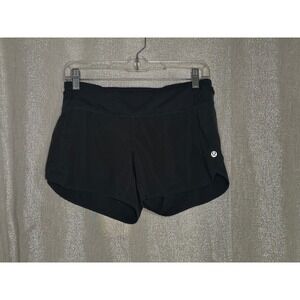 Lululemon‎ Running Shorts Athletic Gym Workout Black Shorts Size 4